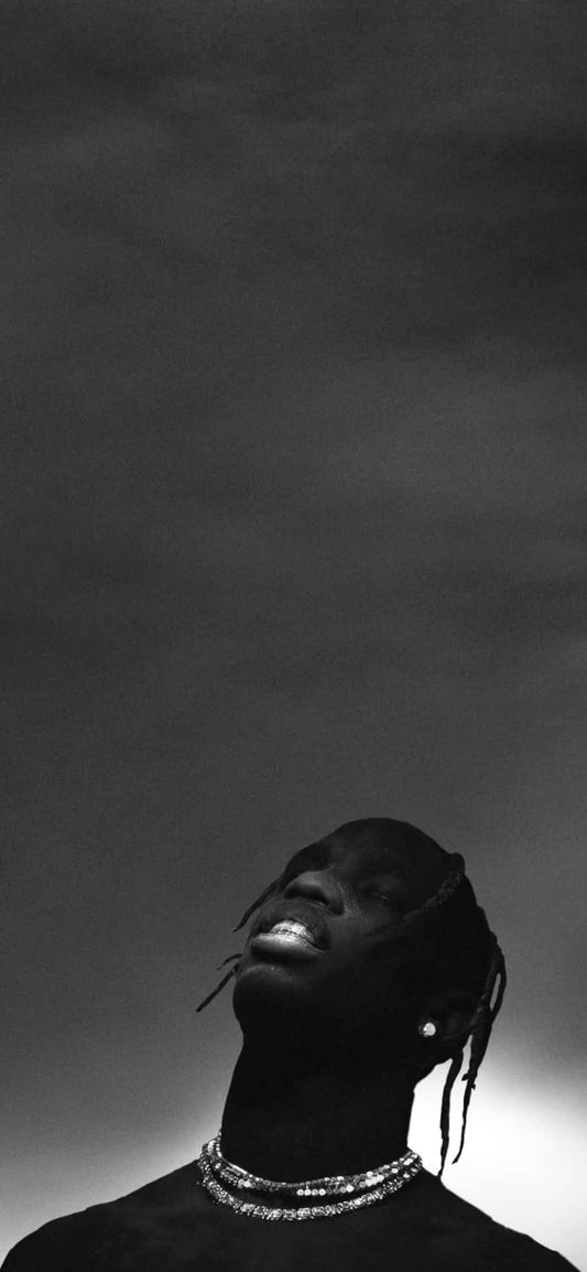 La Flame – Travis Scott Portrait Canvas